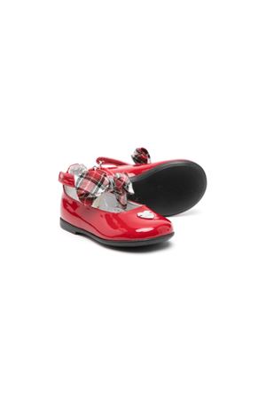 red leather ballerina-shoes MONNALISA KIDS | 83D0094F130043